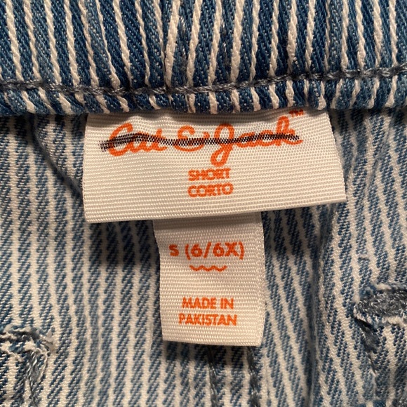 Brand New Cat & Jack Blue/White Shorts…size S (6/6X) - Picture 3 of 5